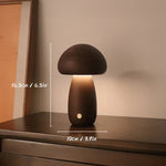 Vintage Wooden Cute Mushroom Night Light