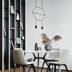Line Art Pendant Light – Modern Linear LED Chandelier