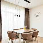 Line Art Pendant Light – Modern Linear LED Chandelier