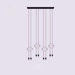 Line Art Pendant Light – Modern Linear LED Chandelier