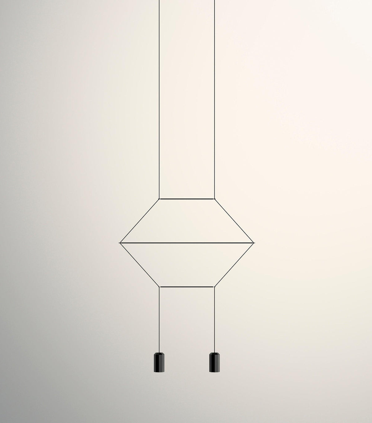 Line Art Pendant Light – Modern Linear LED Chandelier