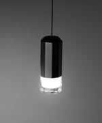 Line Form Pendant Light – Minimalist Geometric LED Chandelier