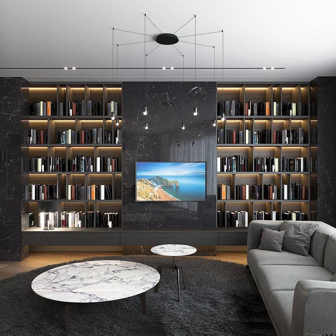 Line Form Pendant Light – Minimalist Geometric LED Chandelier