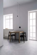 Line Form Pendant Light – Minimalist Geometric LED Chandelier