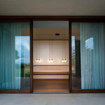 Line Form Pendant Light – Minimalist Geometric LED Chandelier