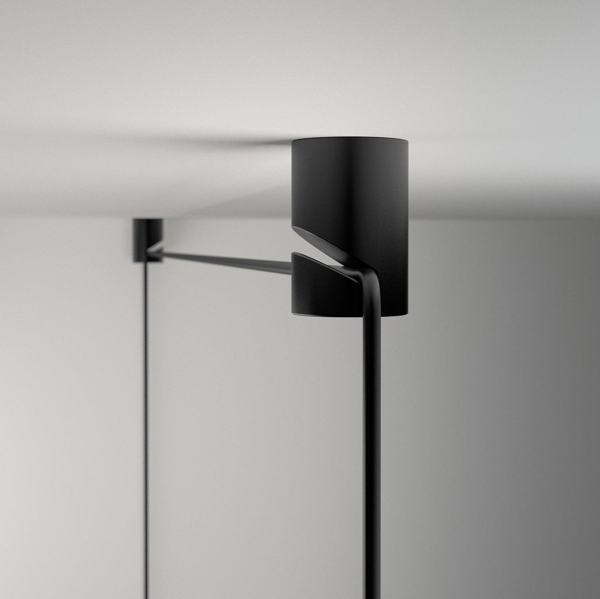Line Form Pendant Light – Minimalist Geometric LED Chandelier