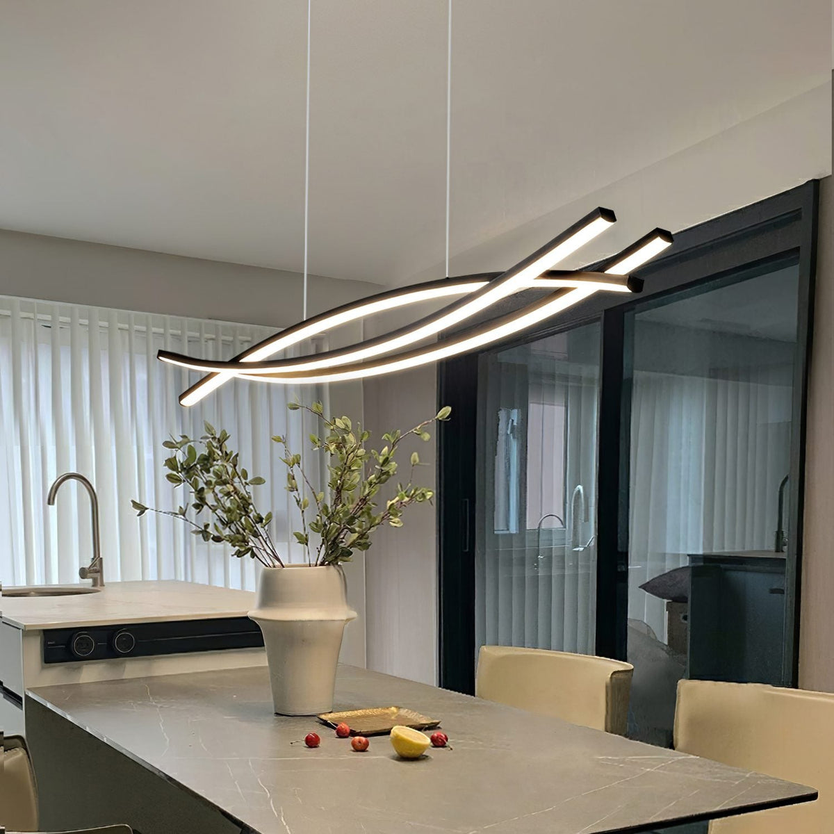 Wishbone Led Chandelier