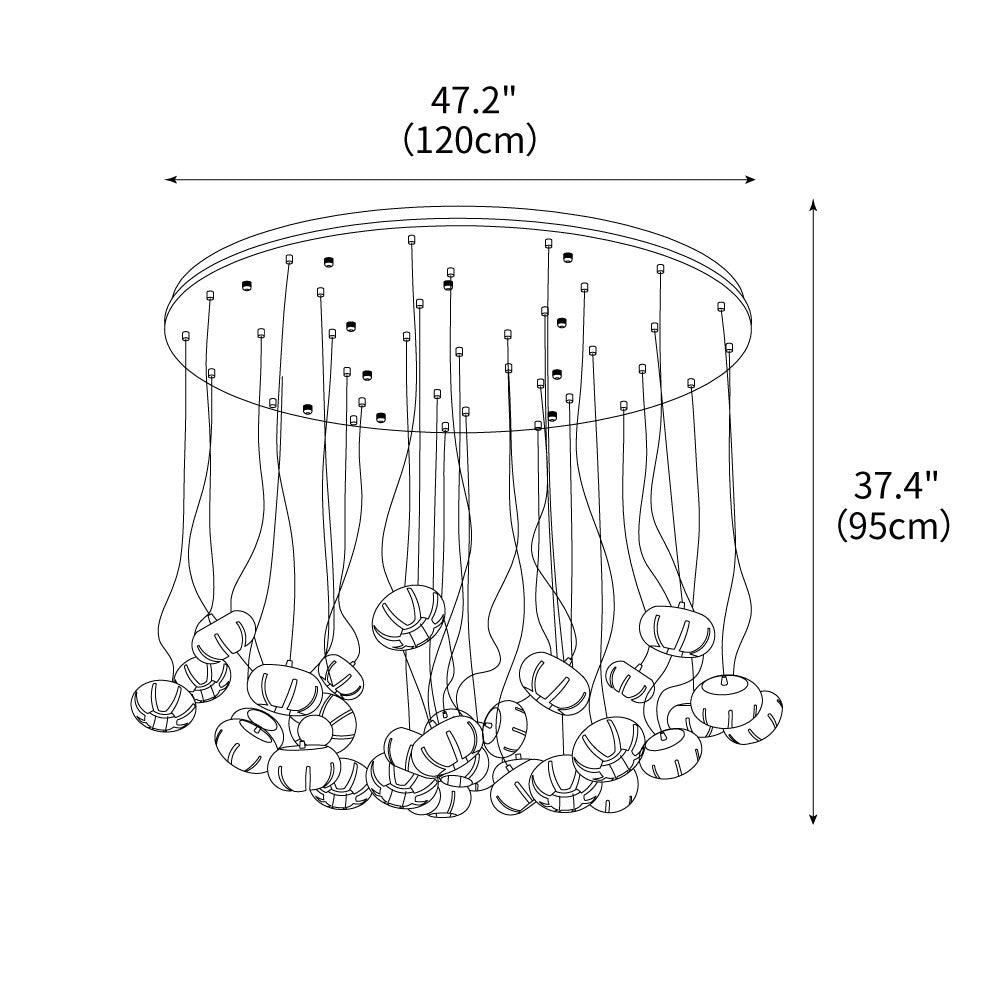 wood-pumpkin-cluster-chandelier
