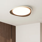 Wood Grain Flying Cake Ceiling Lamp