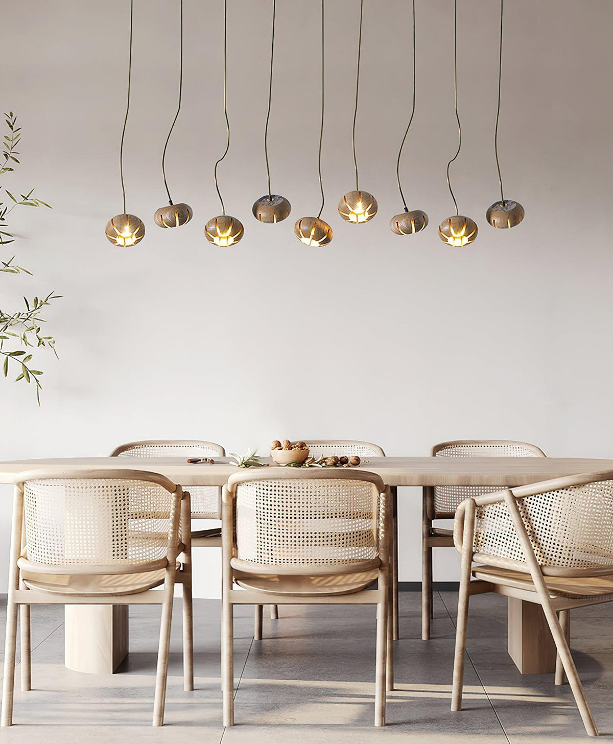 wood-pumpkin-cluster-chandelier