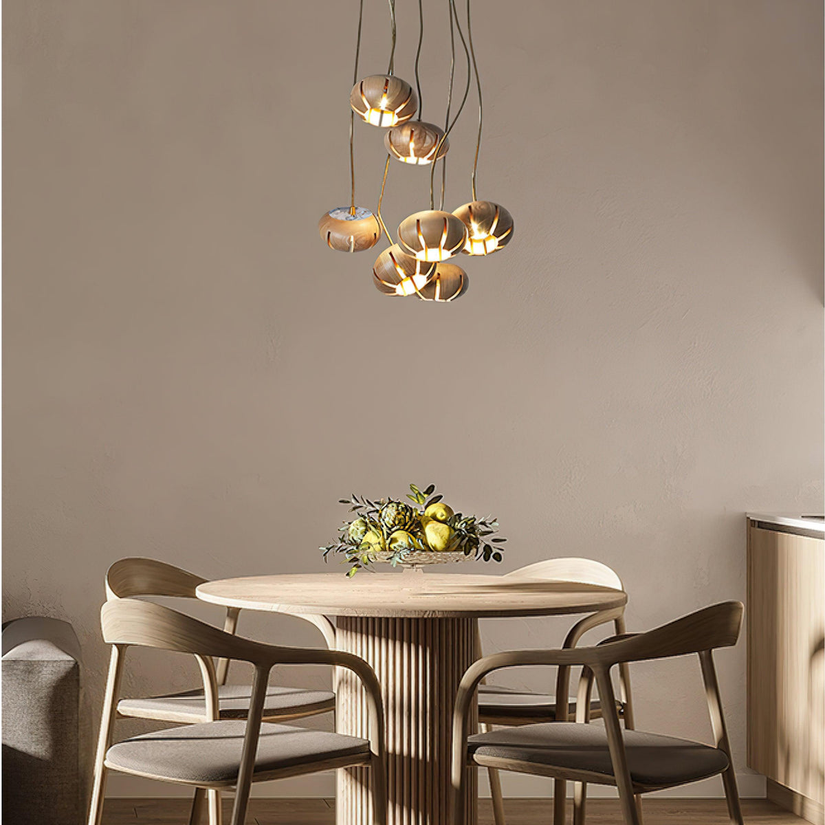 wood-pumpkin-cluster-chandelier