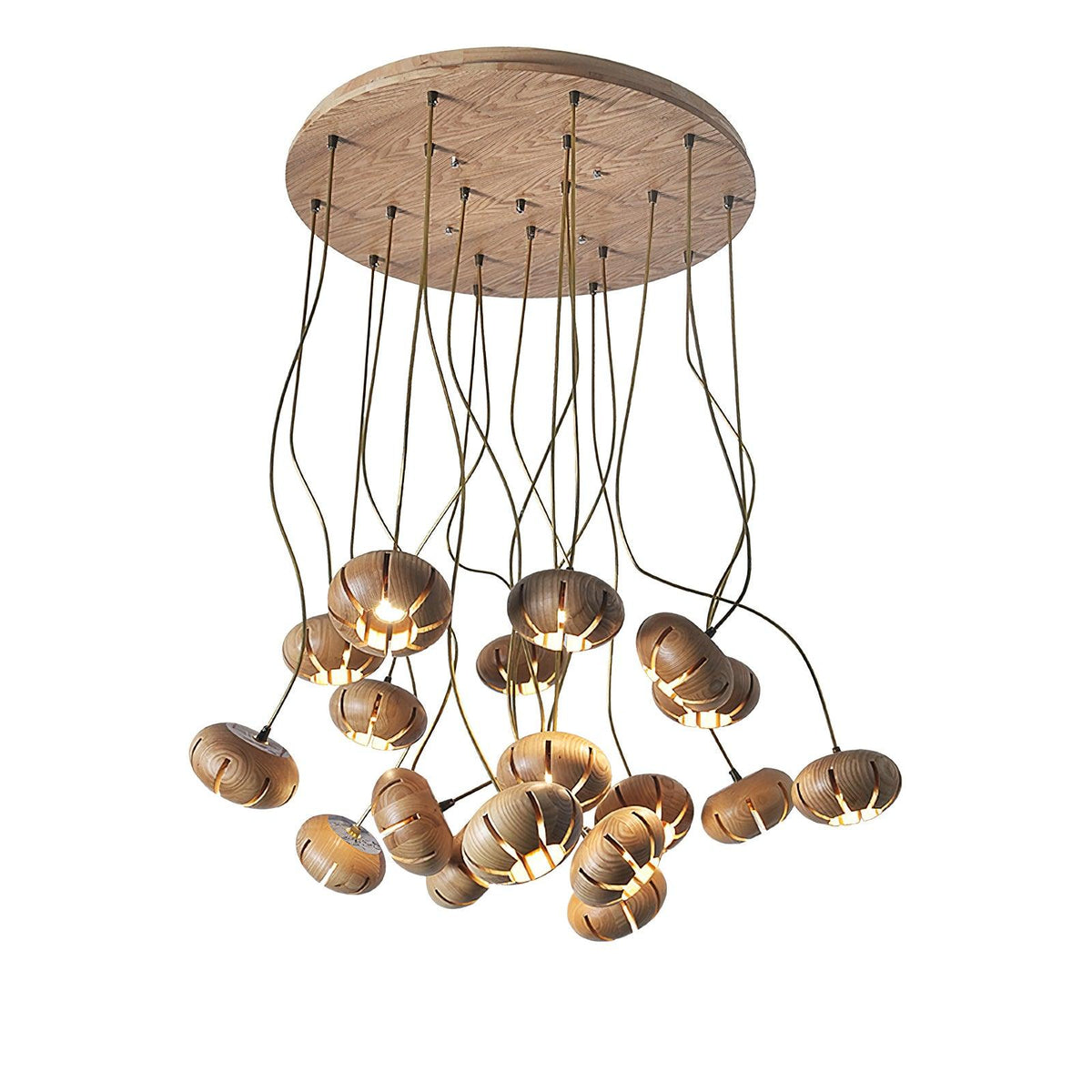 wood-pumpkin-cluster-chandelier