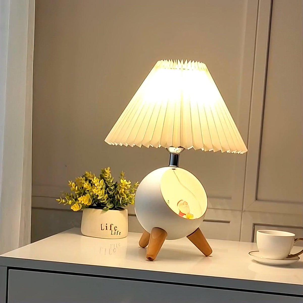 Wood_Small Table Lamp