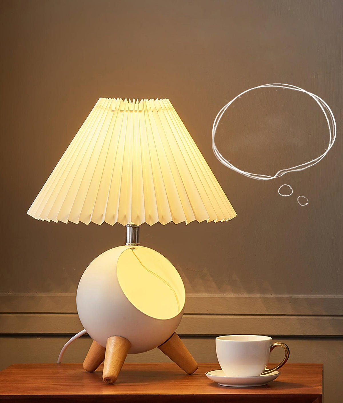 Wood_Small Table Lamp