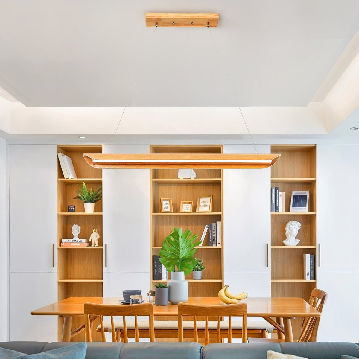Wooden Boat LED Pendant Light