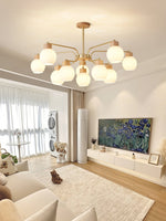 Wooden Pineapple Chandelier