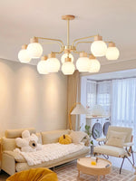 Wooden Pineapple Chandelier