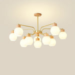 Wooden Pineapple Chandelier
