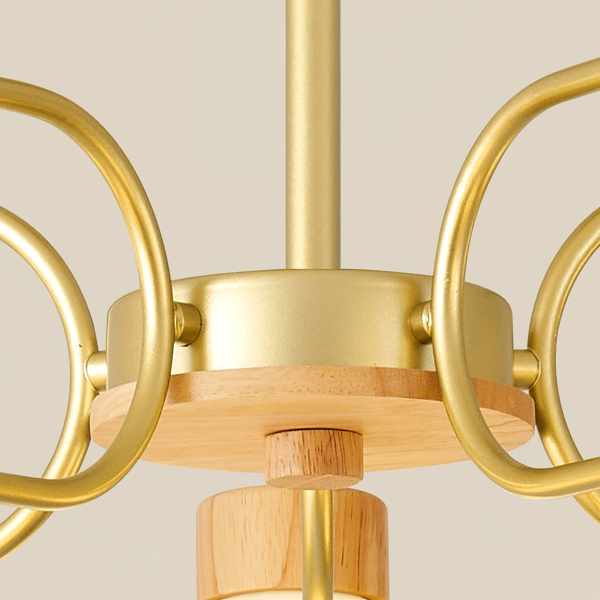 Wooden Pineapple Chandelier