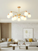 Wooden Pineapple Chandelier