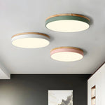 Chic Wood Flush Mount Ceiling Light