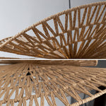 Woven Breeze Pendant Light – Natural Hemp Rope & Metal, Bohemian Modern Ceiling Lamp