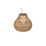 Woven Sphere Solar Lantern Outdoor Lamp