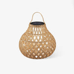 Woven Sphere Solar Lantern Outdoor Lamp