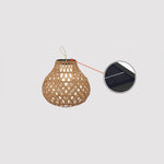 Woven Sphere Solar Lantern Outdoor Lamp
