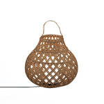 Woven Sphere Solar Lantern Outdoor Lamp