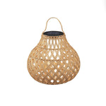 Woven Sphere Solar Lantern Outdoor Lamp