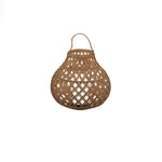 Woven Sphere Solar Lantern Outdoor Lamp