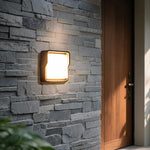 Modern Outdoor Wall Sconce with Integrated LED – Waterproof Architectural Lighting