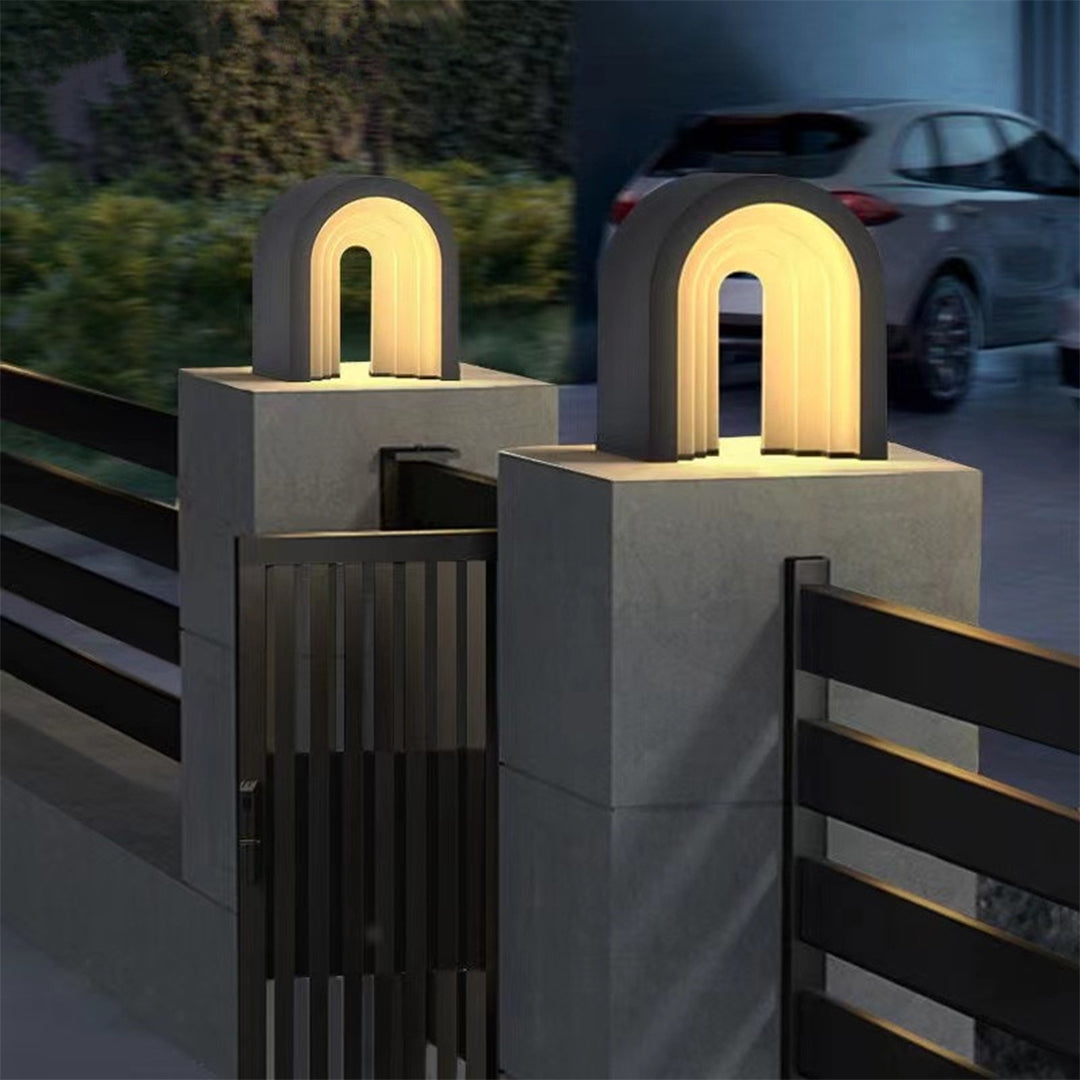 Modern Minimalist Outdoor Pillar Lights for Courtyard and Garden