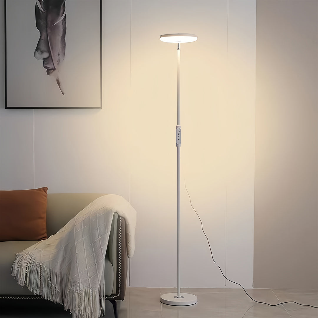 Aria Uplight Floor Lamp with Dual Ambient and Reading Light Modes
