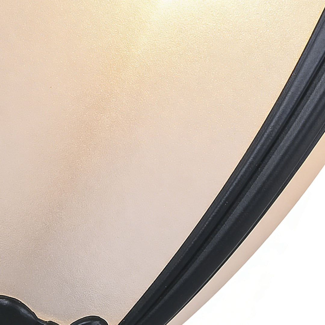 European Style Aluminum Garden Post Light with Clear Glass Shade