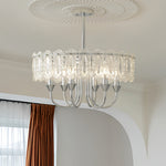 Aurelia Chrome Iron Chandelier — French-Inspired Island Pendant Light