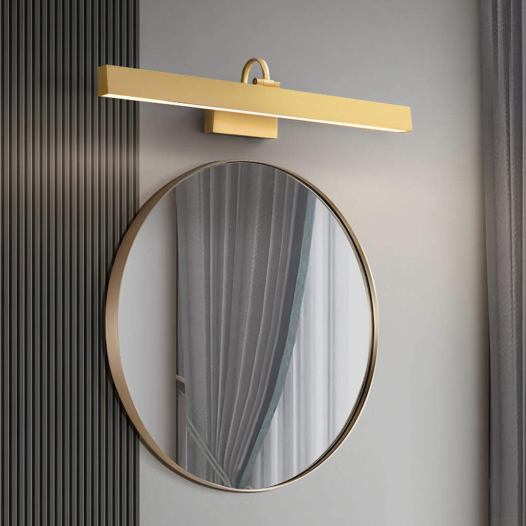 Italian-Style Full Copper LED Vanity Light for Bathroom Wall Mount