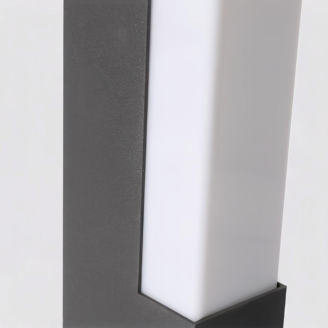 European Square Bollard Light – Waterproof LED Landscape Path Lamp