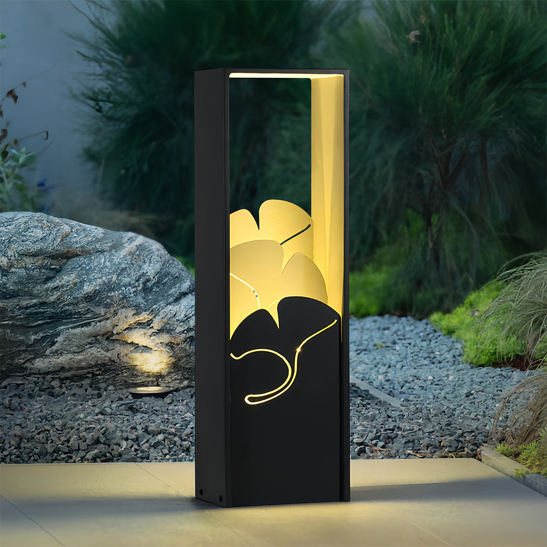 Artisan Black Bollard Light for Modern Landscape Illumination