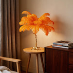 Aurelia Feather Floor Lamp – Nordic Designer Standing Light