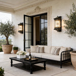 Aurelia Outdoor Wall Sconce in Copper and Glass