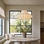 Silk Pendant Light – Japanese Vintage Minimalist Ceiling Lamp