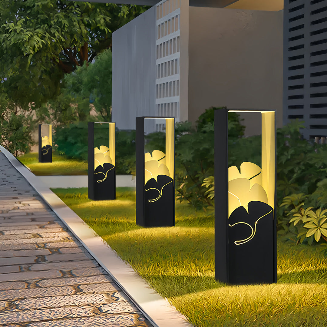 Artisan Black Bollard Light for Modern Landscape Illumination