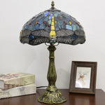Vintage Brass Pendant Light with Walnut Wood and Cracked Glass Shade