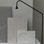 Black and Gold LED Floor Lamp – Minimalist Reading Light for Modern Interiors