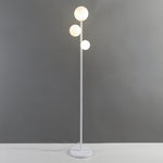 Aurelia Triple Globe Floor Lamp – Modern Sculptural Standing Light in Gold, Black, or White