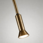Modern LED Garden Path Lights in Gold Aluminum for Outdoor Landscapes