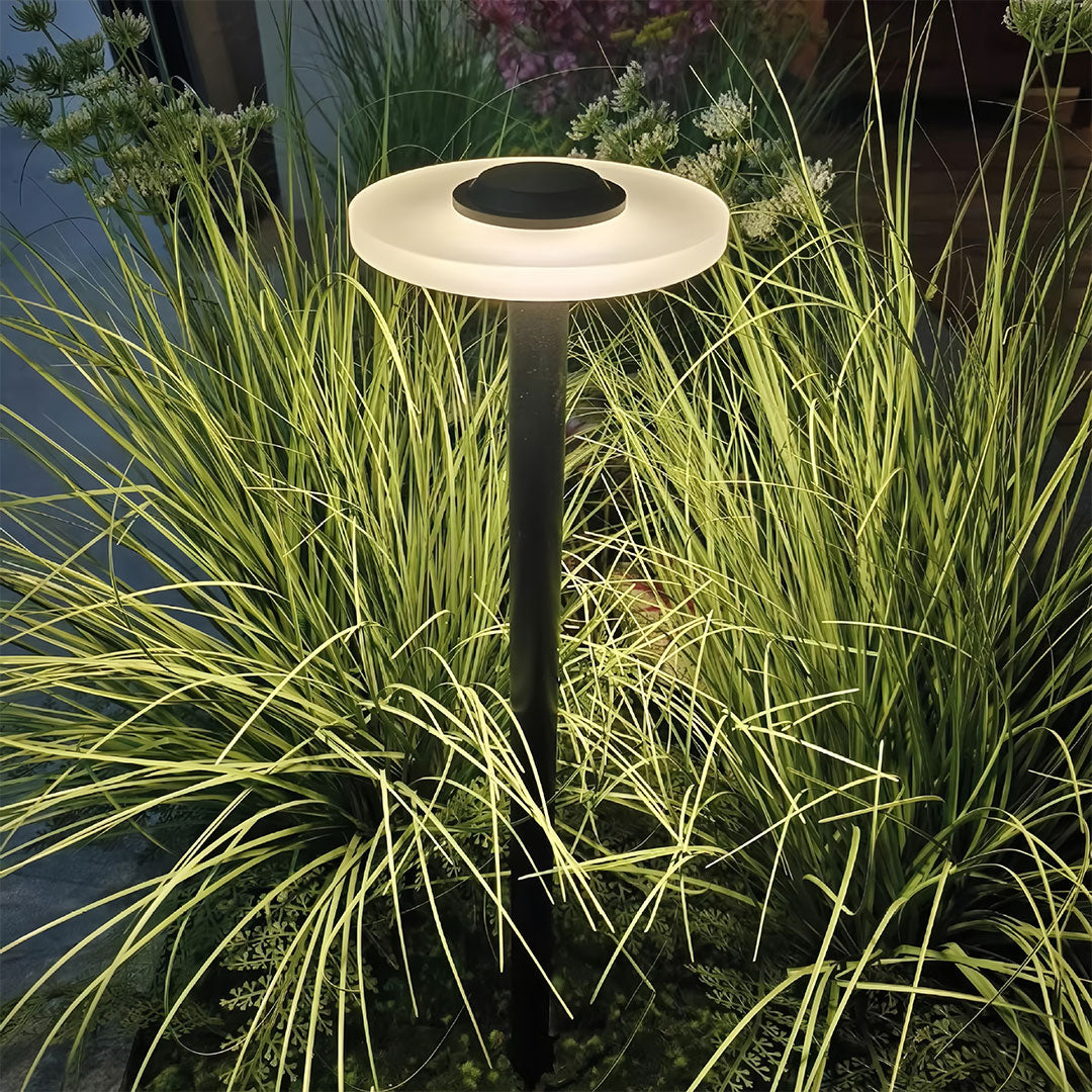 Minimalist Outdoor Bollard Light with Weatherproof LED Landscape Illumination