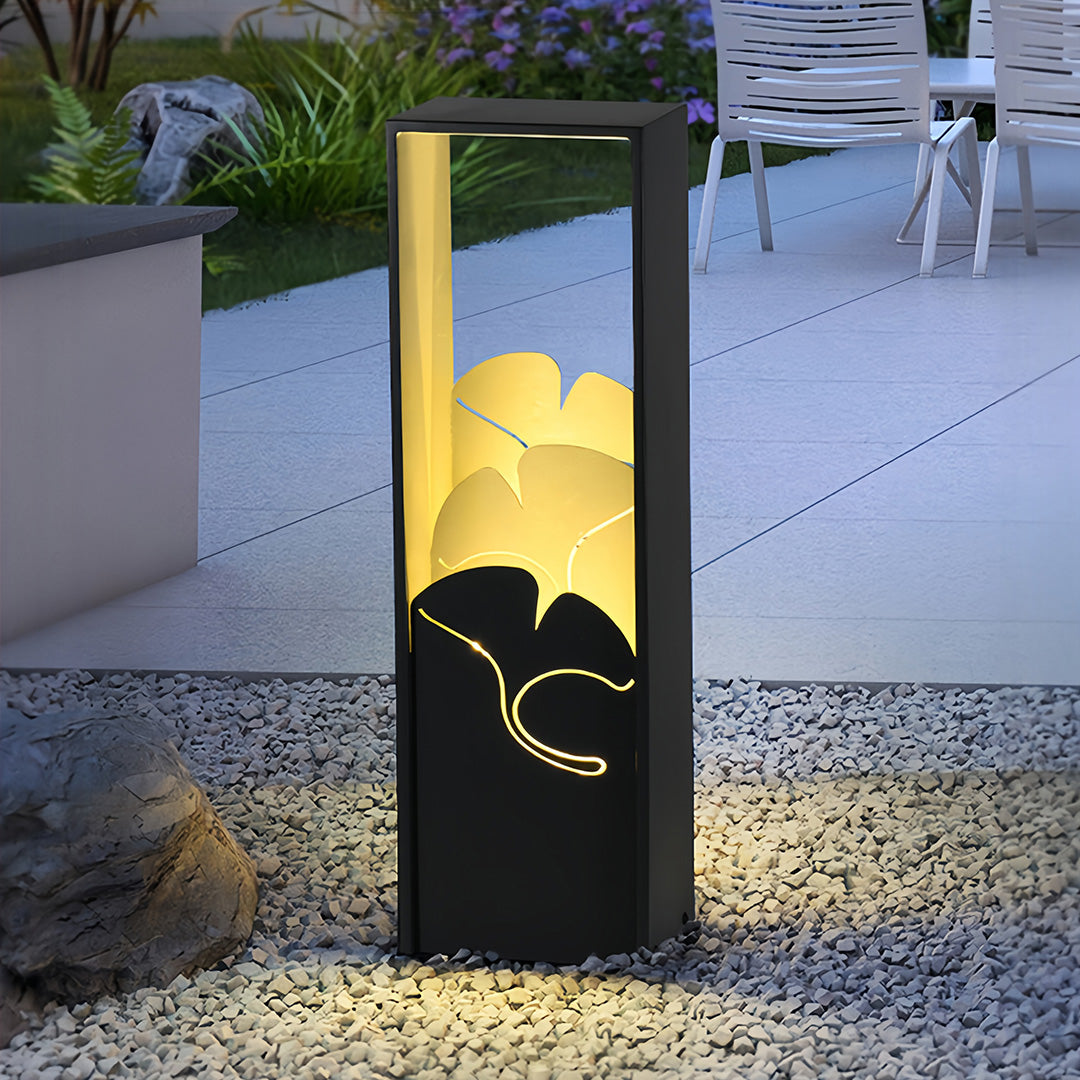 Artisan Black Bollard Light for Modern Landscape Illumination